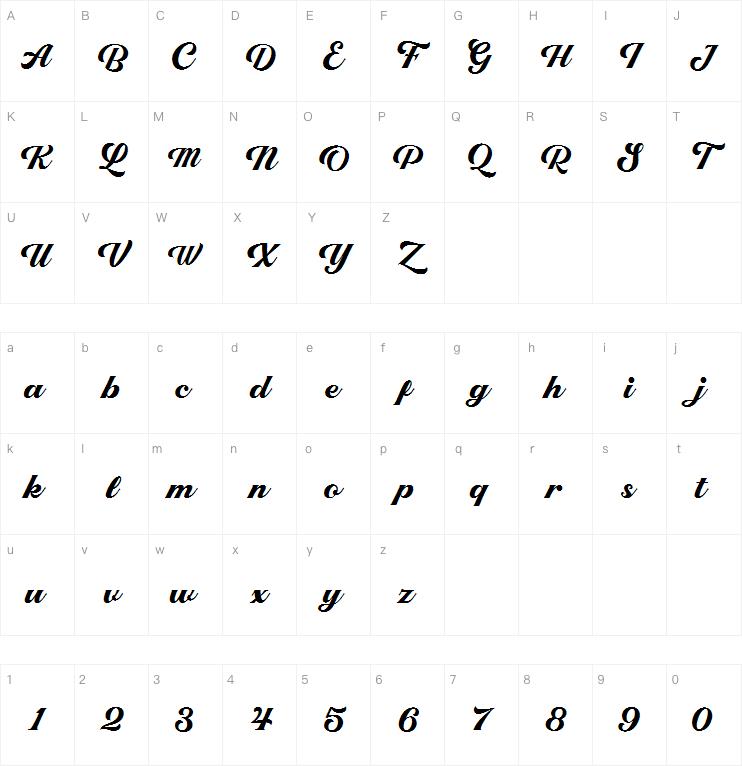 Righton Script字体