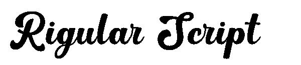 Rigular Script