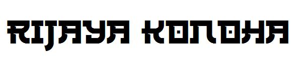 Rijaya Konoha字体
