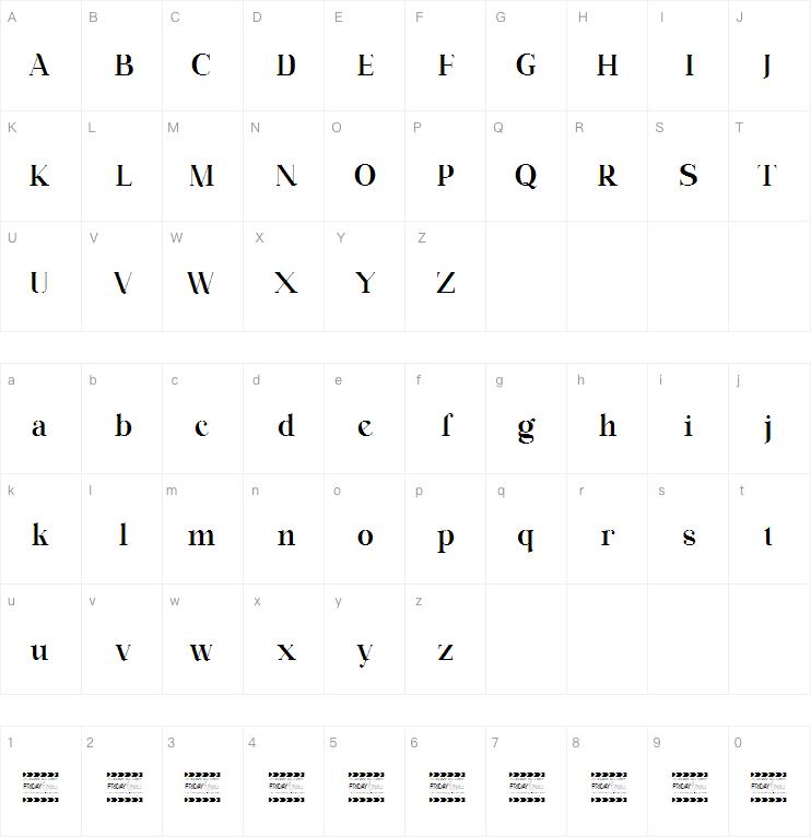 Ring Netlike字体