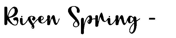 Risen Spring -字体