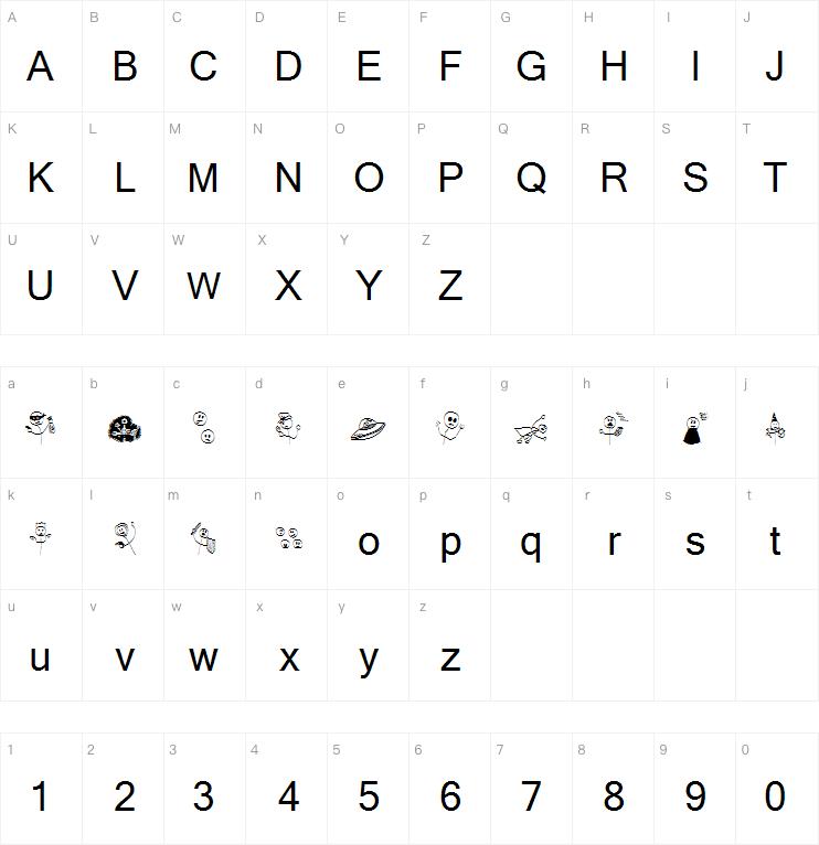 Risus LCB Dingbats字体