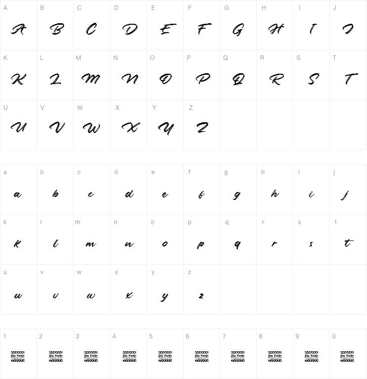 Roaster Brush字体