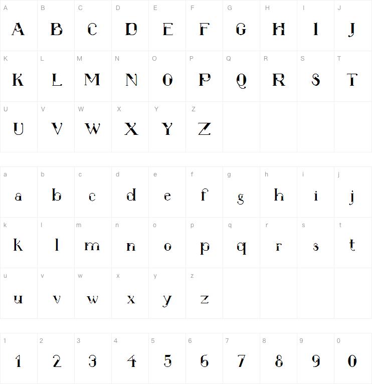 ROBBER字体