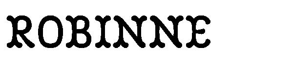 Robinne字体