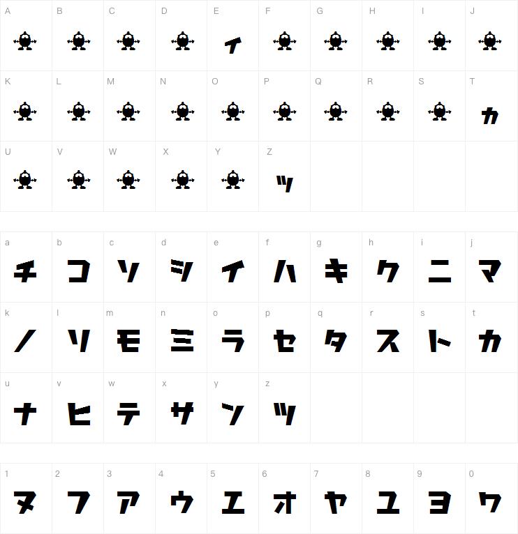 Robodatch字体