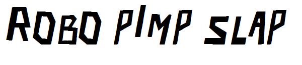 robo pimp slap字体