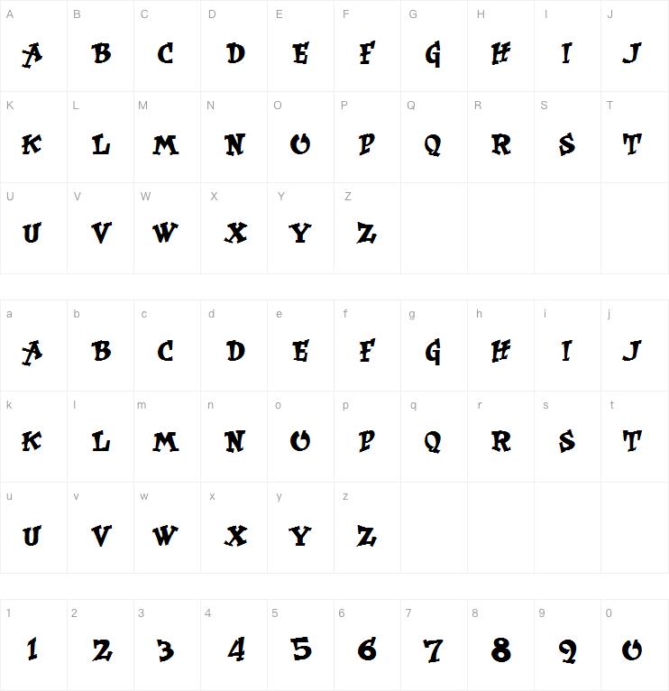 RockArt字体