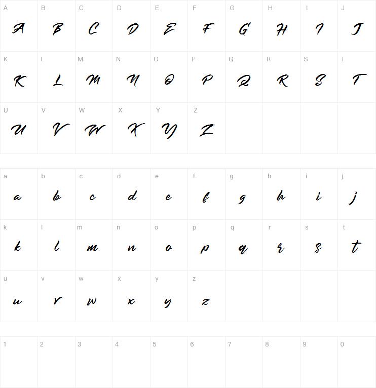 Rockmore字体