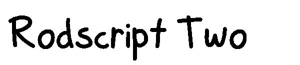 Rodscript Two字体