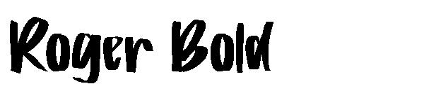 Roger Bold字体