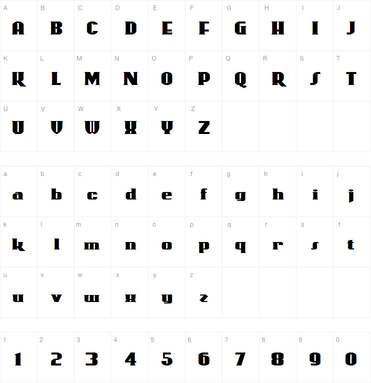 Roller Coaster字体