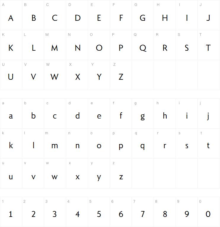 Romanica字体