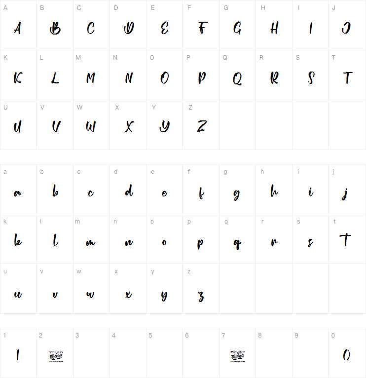 Romantics字体