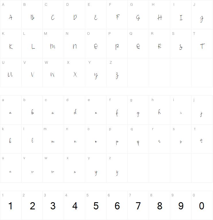 Roselyne字体