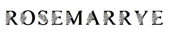 ROSEMARRYE字体