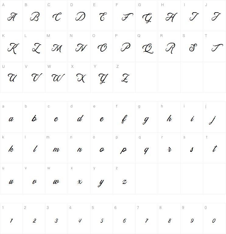 Rosewell Script Demo字体