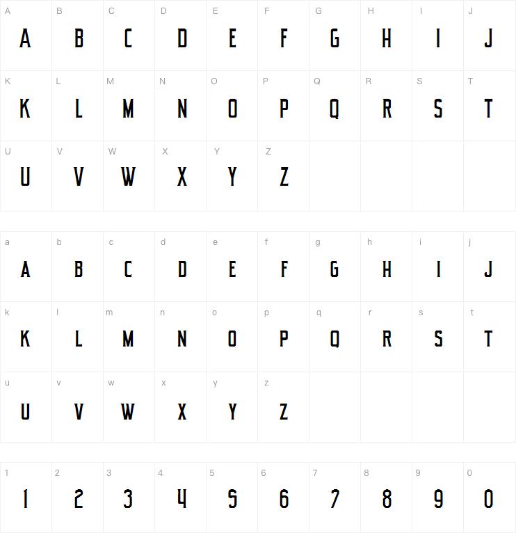 Rosterine字体