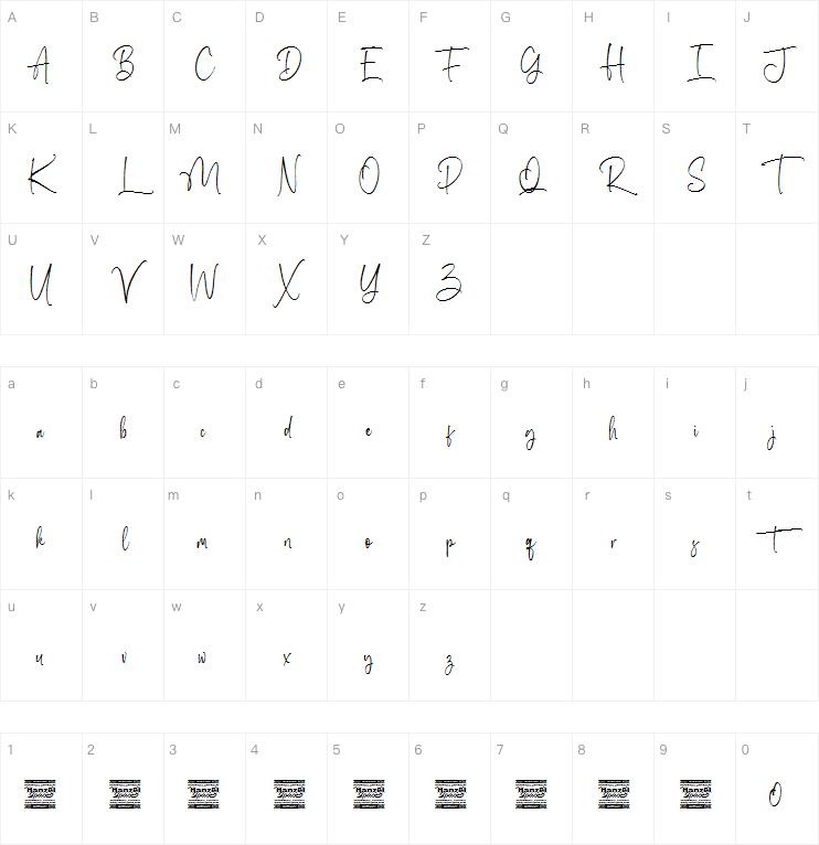 Rothary Modern Calligraphy字体