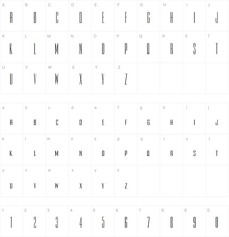 Rothman字体