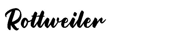 Rottweiler字体