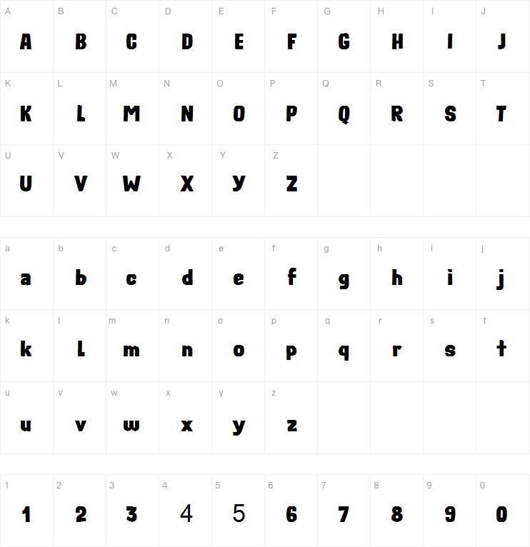 Rough Therapy DEMO字体