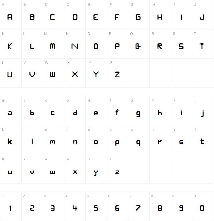 Round Edges字体