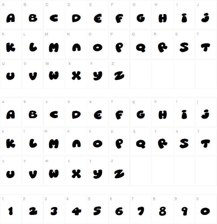 Roundish Toons字体