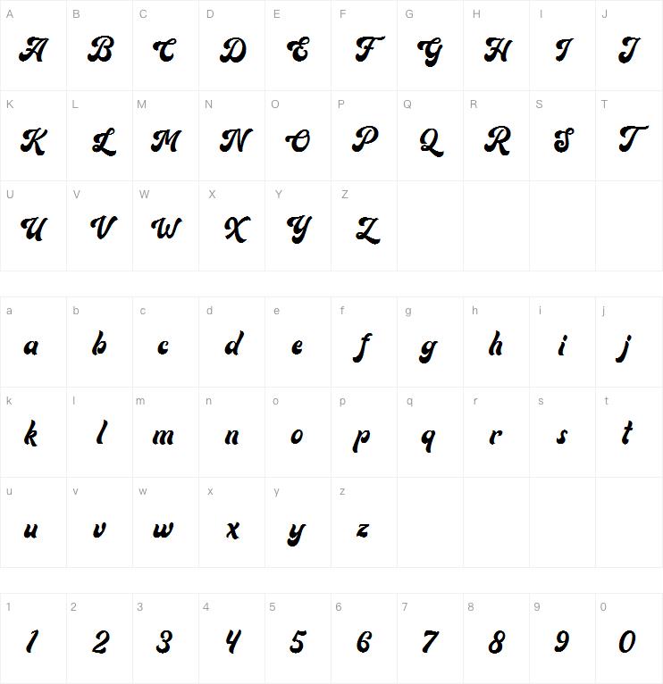 Routhers字体