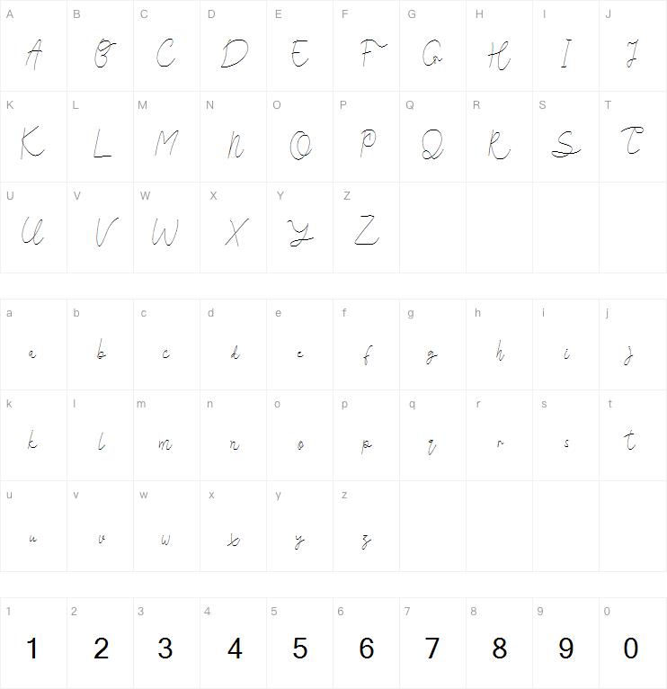Roxanne Elea字体