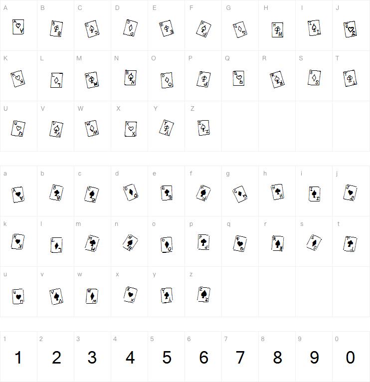 Royal Flush字体