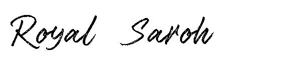 Royal Saroh字体