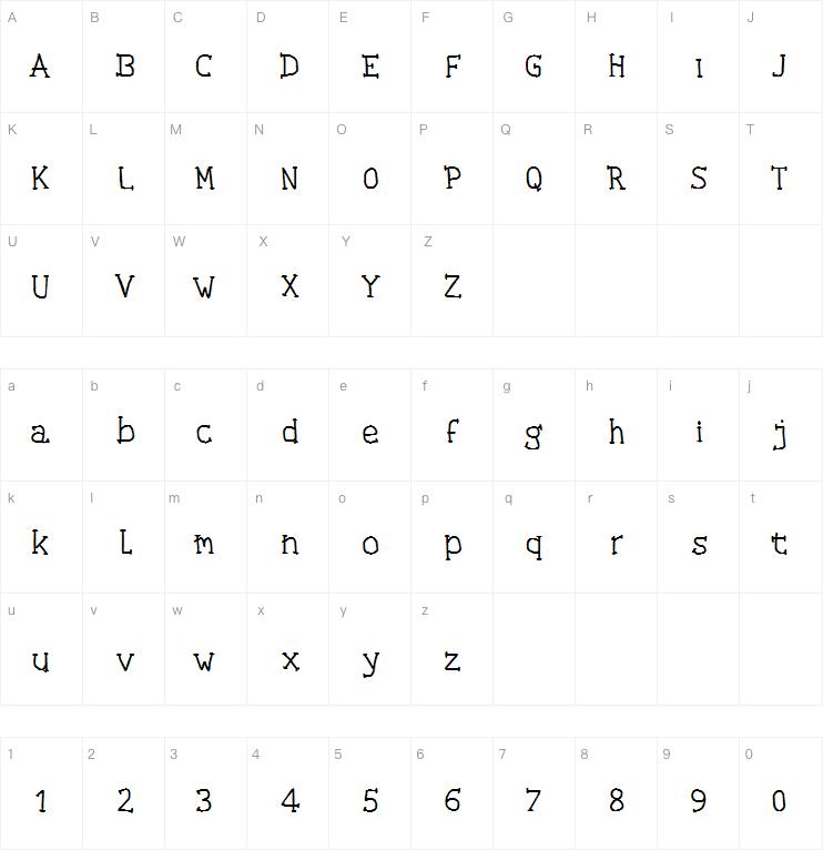 Royal sweet station字体