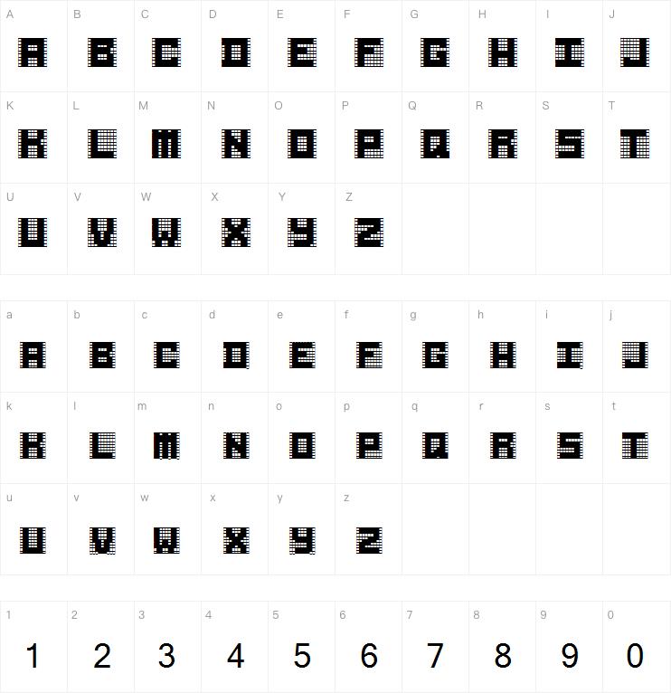 RUBIKS CUBE字体