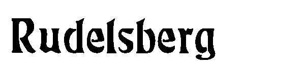 Rudelsberg字体