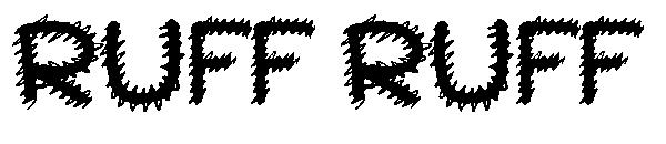 Ruff Ruff字体