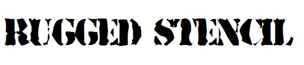 Rugged Stencil字体