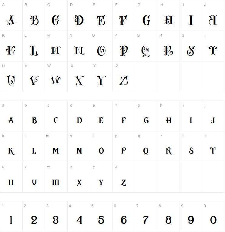 Russel Dexter字体