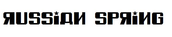 Russian Spring字体