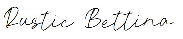 Rustic Bettina字体