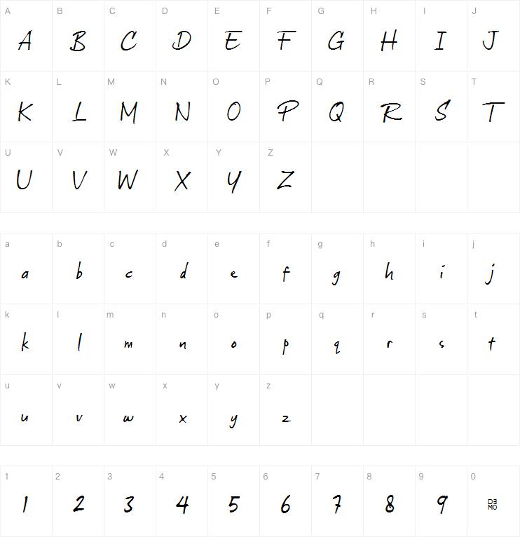 Rustigh字体