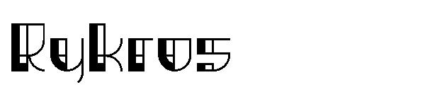 Rykros字体