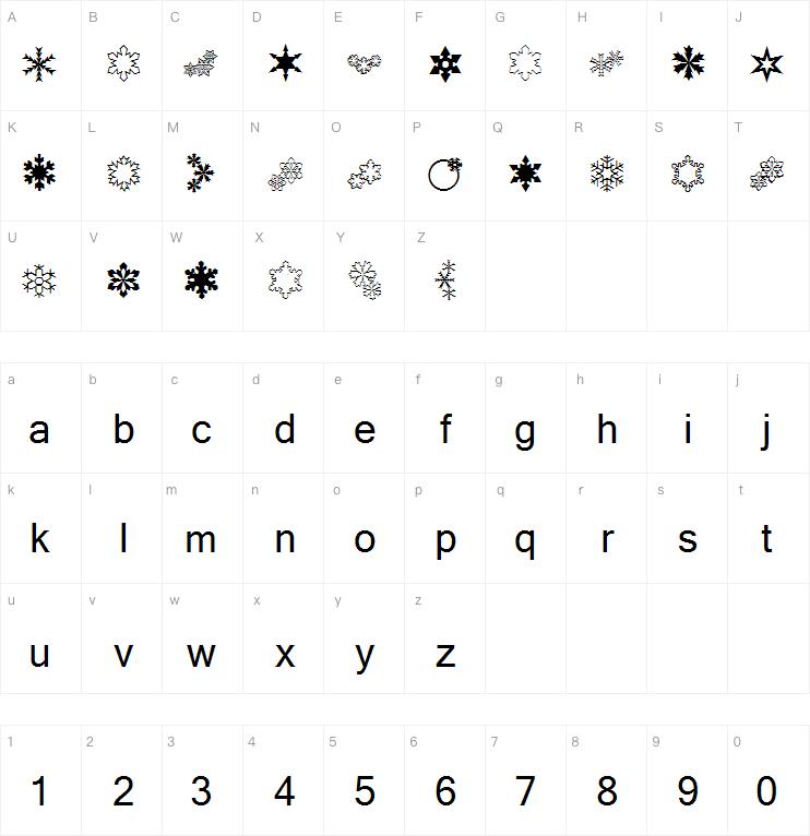 RYP Snowflake 4字体