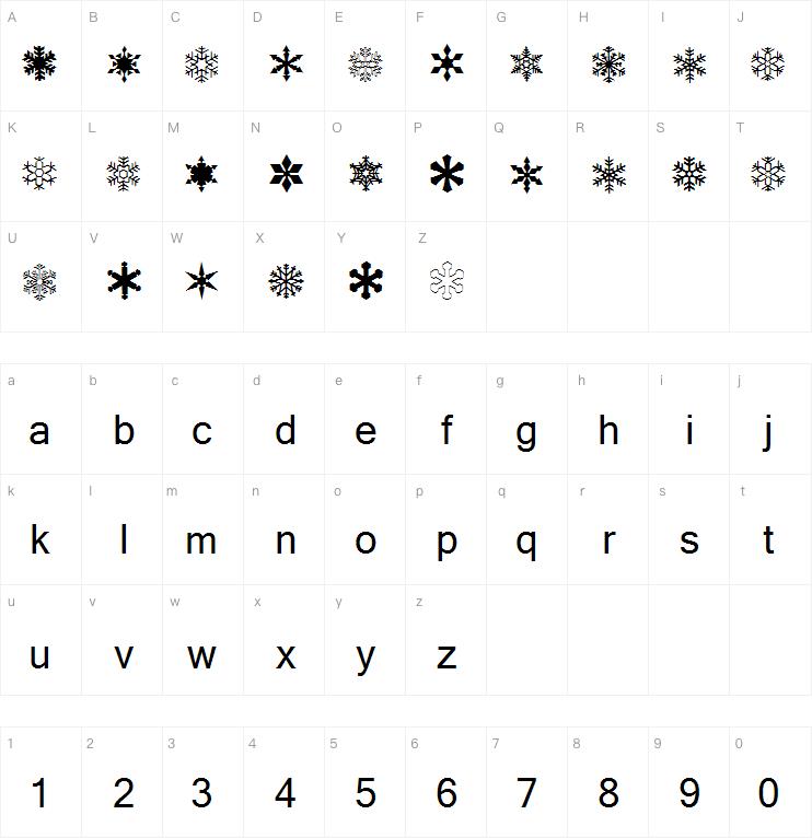 RYP Snowflake 6字体