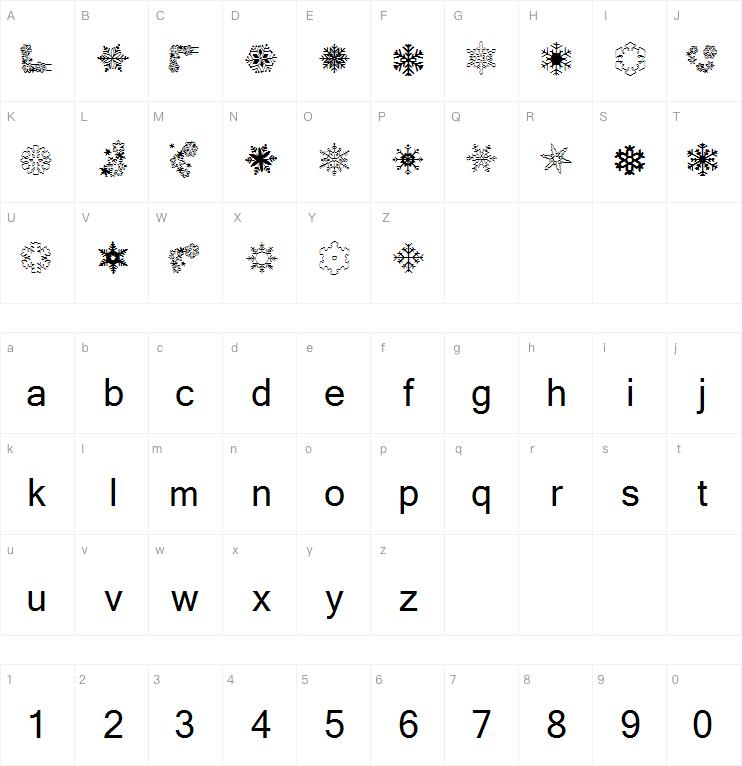 RYP Snowflake 1字体