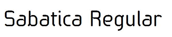 Sabatica Regular字体
