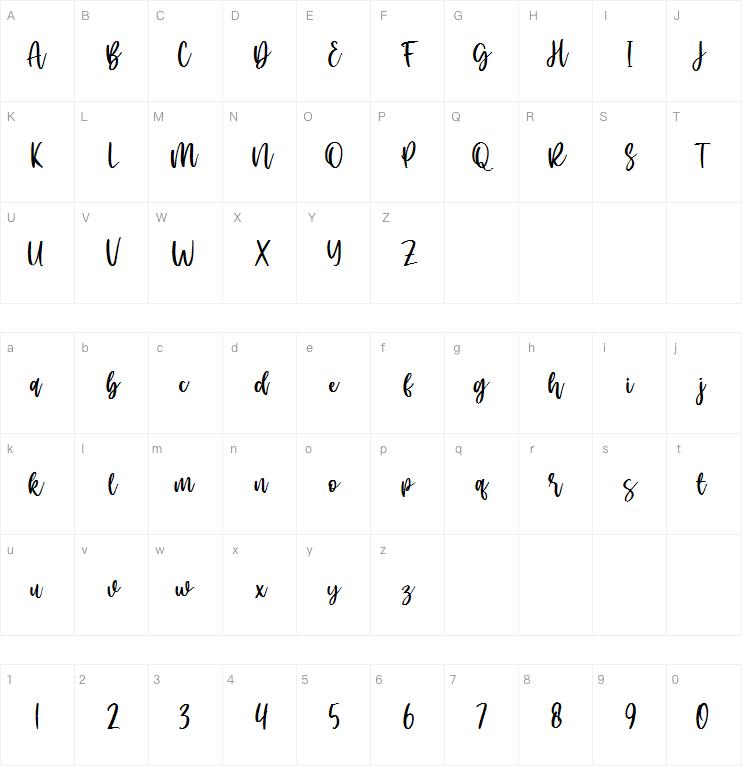 sacred Love字体