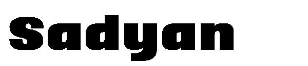 Sadyan字体
