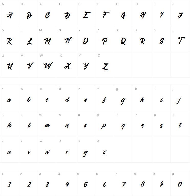 Saekana Script字体