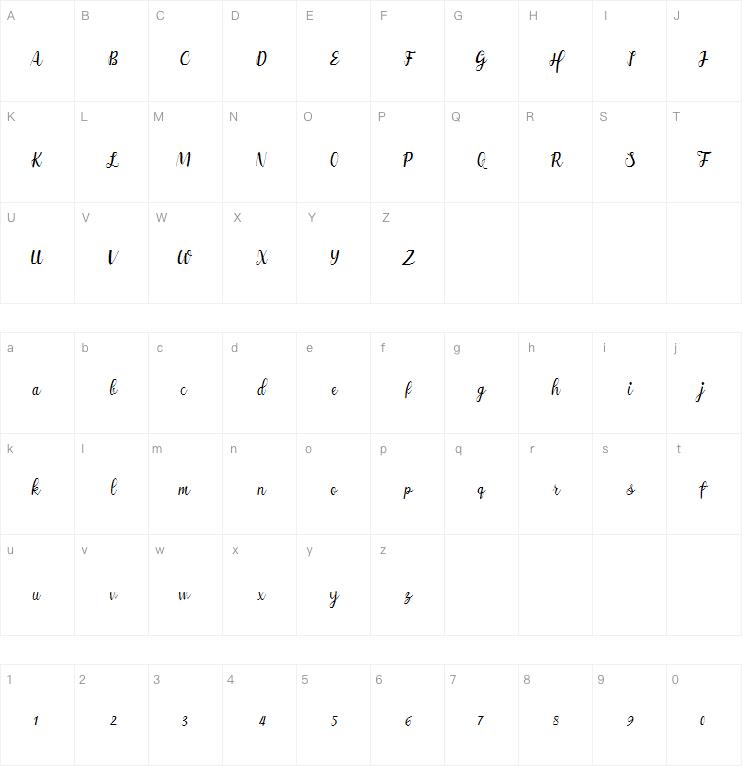 Safilla字体